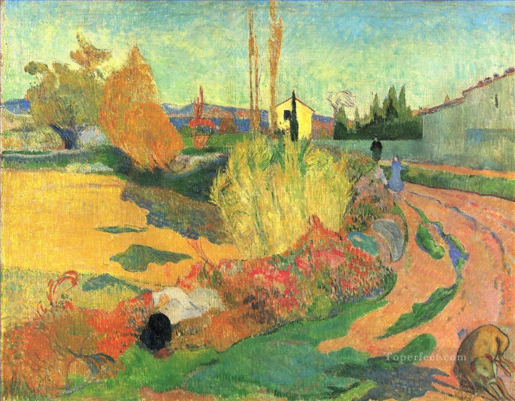 Casa rural de Arles o Paisaje de Arles Paul Gauguin Pintura al óleo